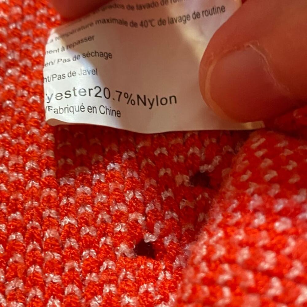 Zeago Ugly Red Christmas Sweater Size S Long Sleeves Cozy Warm - Picture 5 of 6